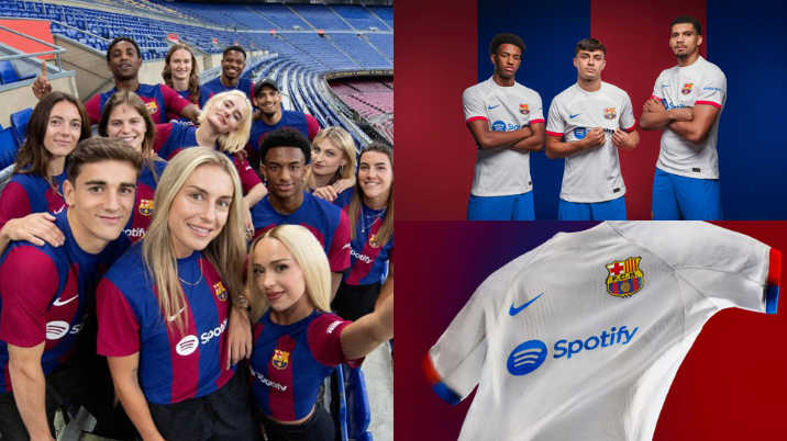 Nieuw Barcelona 2023-2024 Voetbalshirts,2023-2024 Barcelona Voetbalshirts